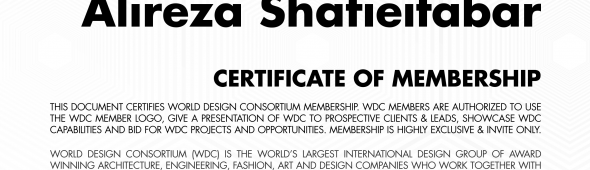 WDC Membership Certificate